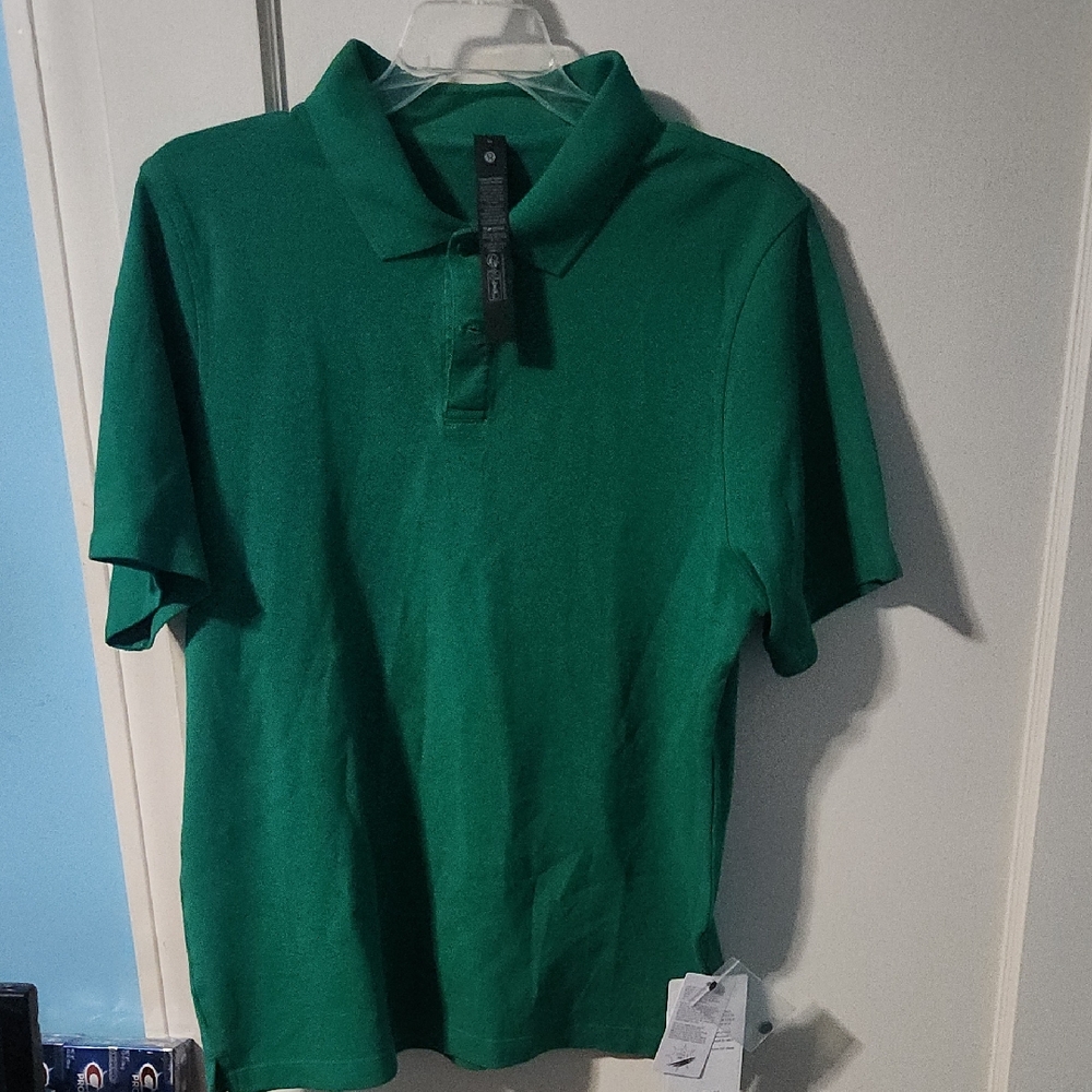 Green Lululemon Polo Shirt